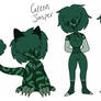 Green Jasper Corrupted and Uncorrupted