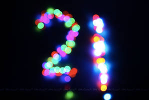 21st Birthday Bokeh