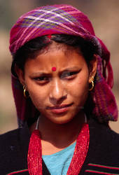Girl with a bindi
