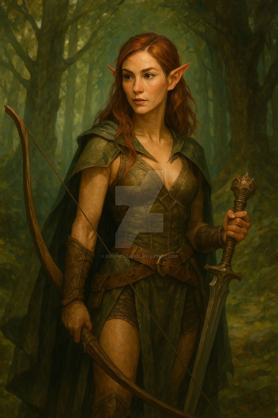 Eleven Ranger Reference Female Female Elf Ranger by DZPrinceAIArt on DeviantArt