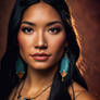 Pocahontas Glamour Shot Fanart By BLKLSTDOG