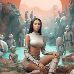 BlklstdOG- Futuristic Robot Woman 0001