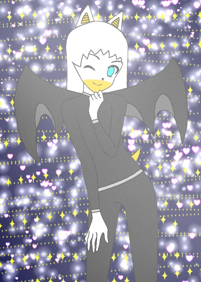 rouge the bat in anime style by alan-the-hedgehog on DeviantArt