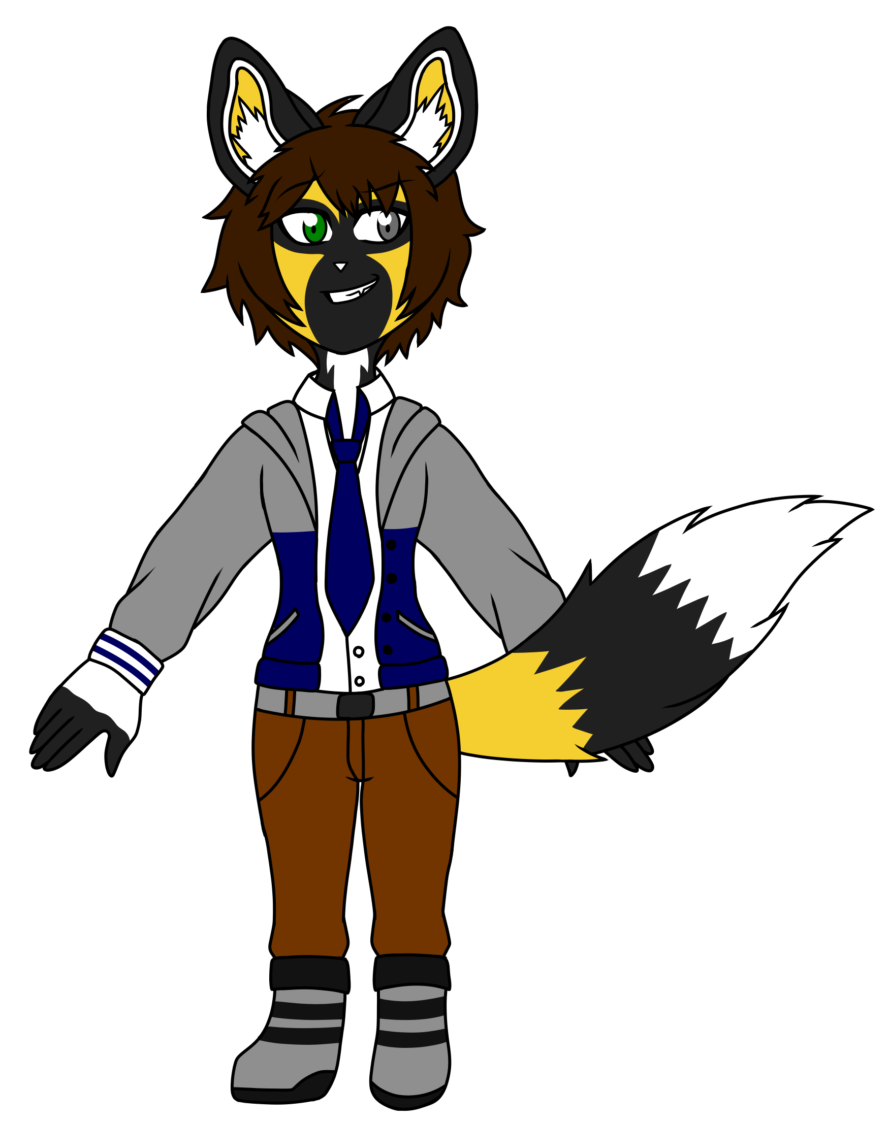 Kiba african wild dog oc