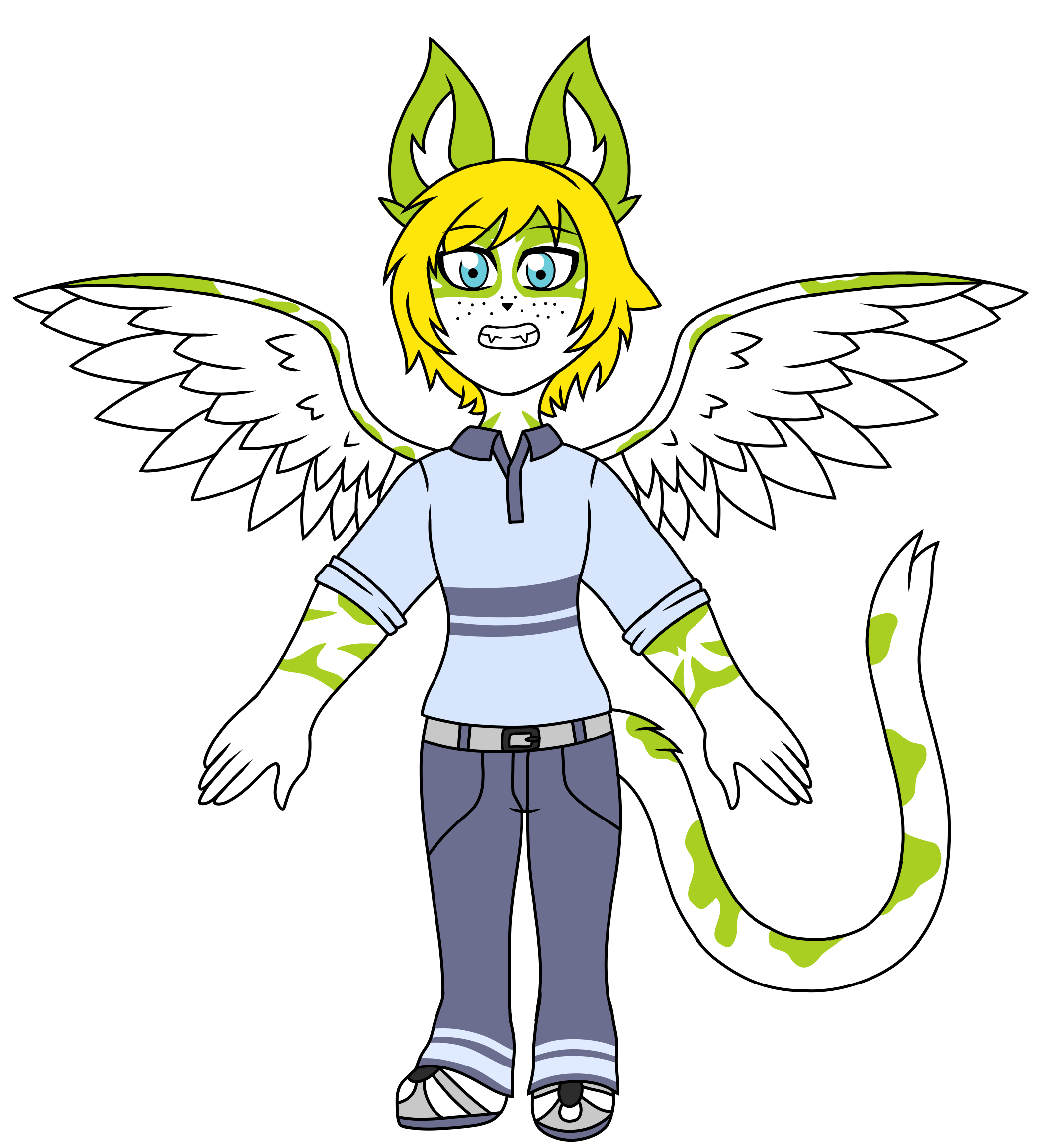 Varian angel-cat oc