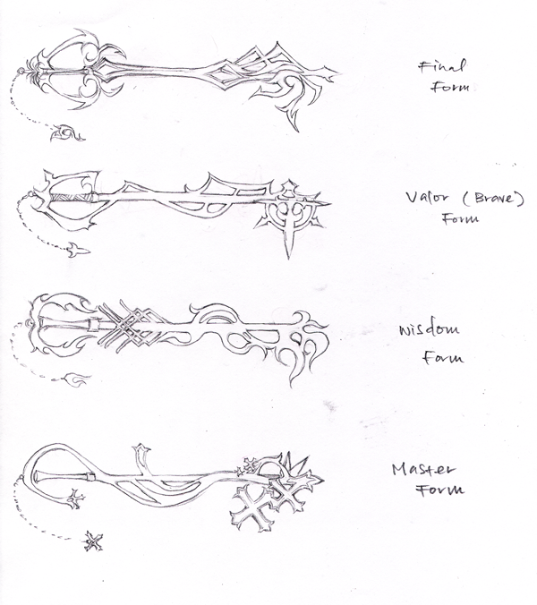 Keyblade designs by einiv on DeviantArt