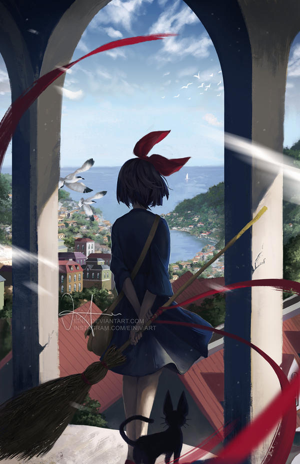 Kiki's Delivery Service - Break Time by einiv