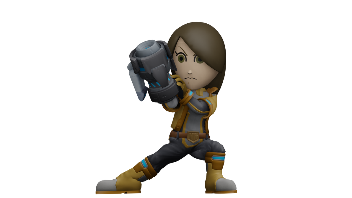 Mil Gunner Mii Gunner Render by TVRoneTheTVRobot2023 on DeviantArt