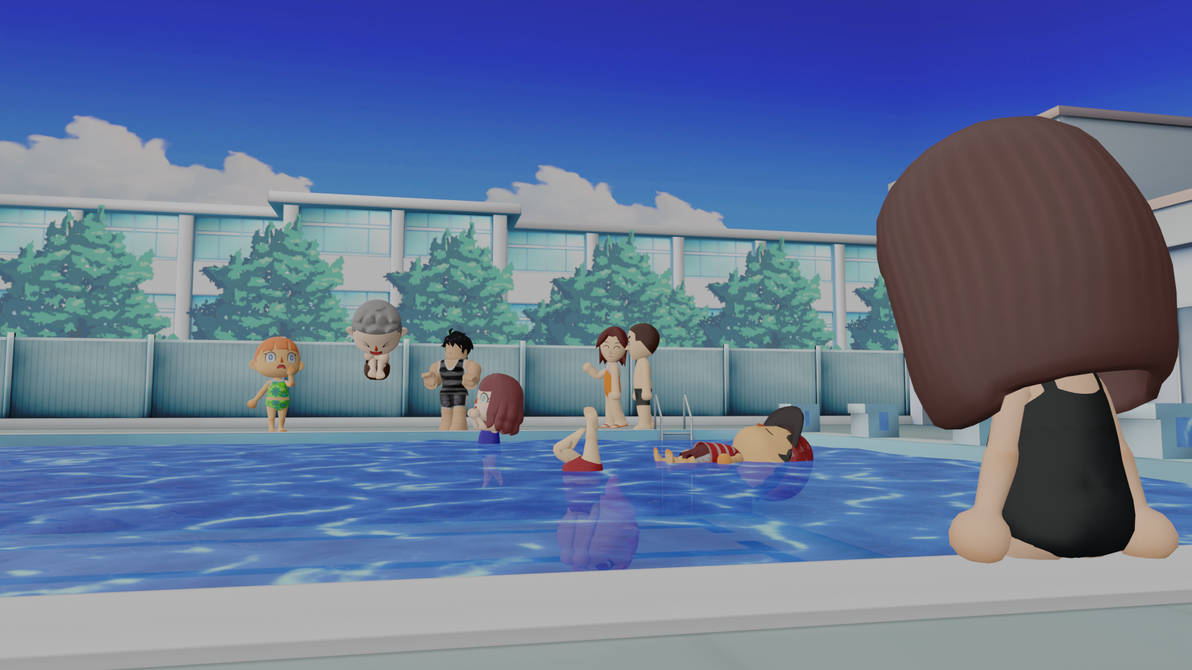 Pool Party by TVRoneTheTVRobot2023 on DeviantArt