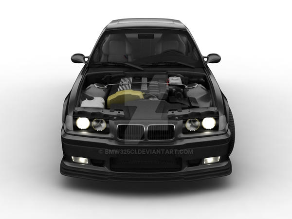 BMW E36 325i black