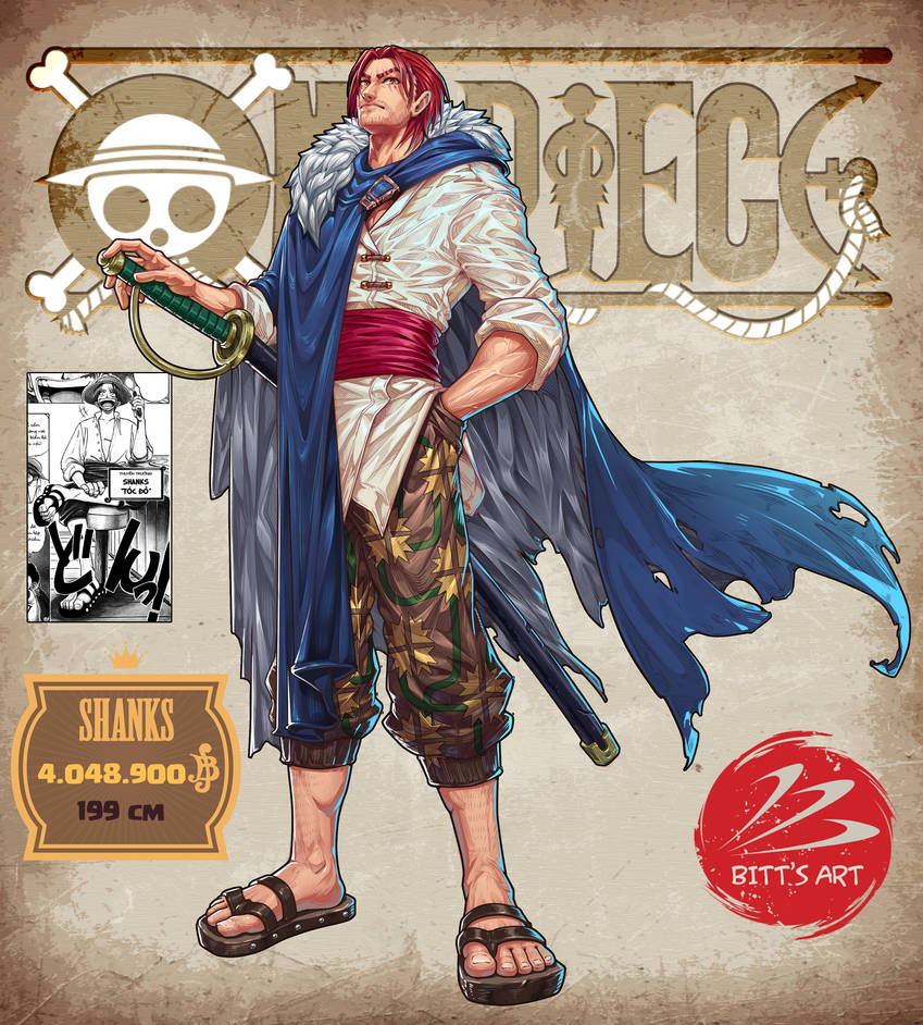 shanks by BittTDT on DeviantArt