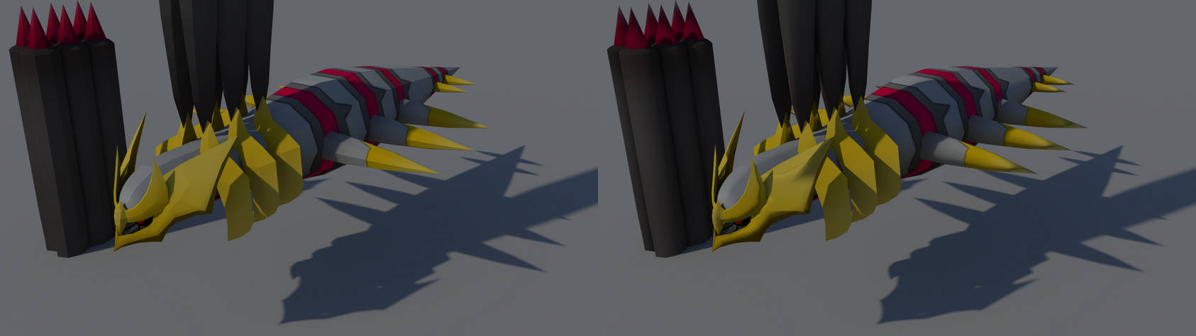 Giratina Origin Form 3D render by Pyroblock on DeviantArt