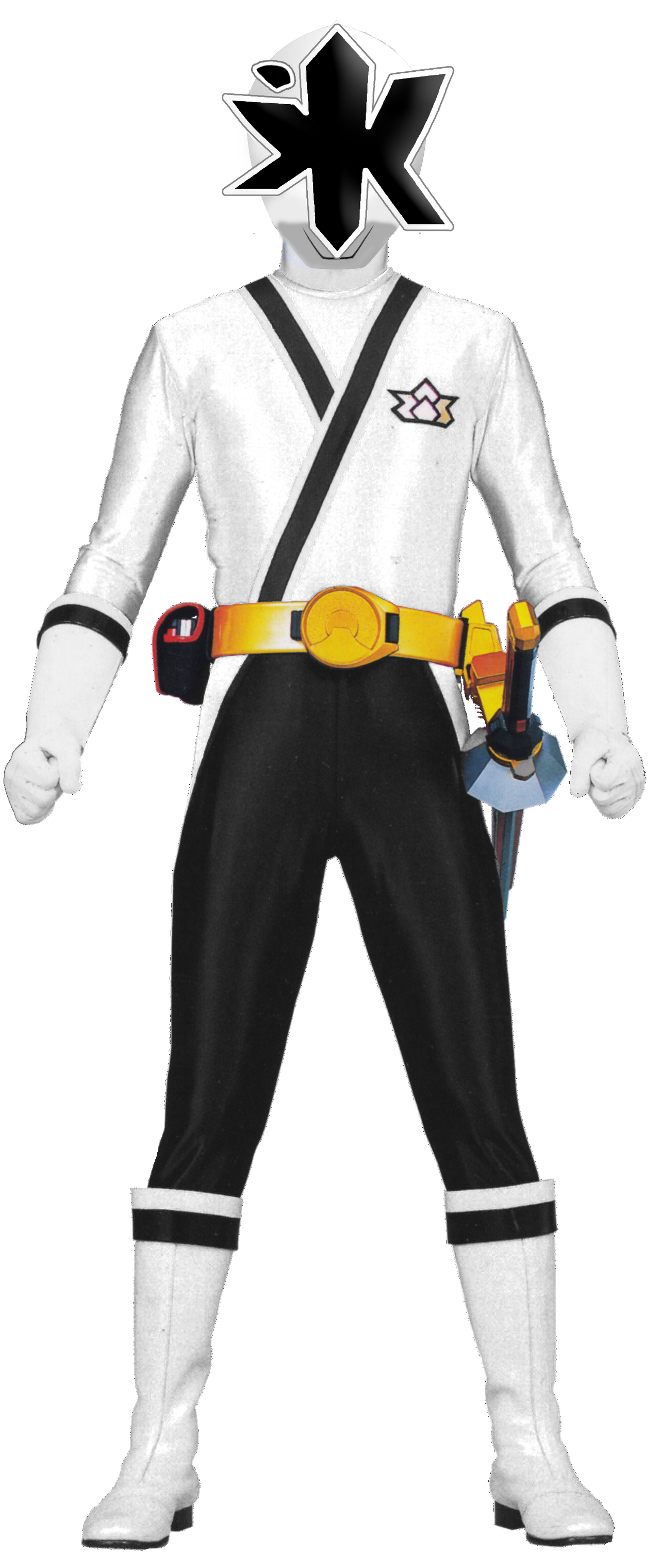 White Samurai Ranger by BlueWolfIsbeVlog on DeviantArt