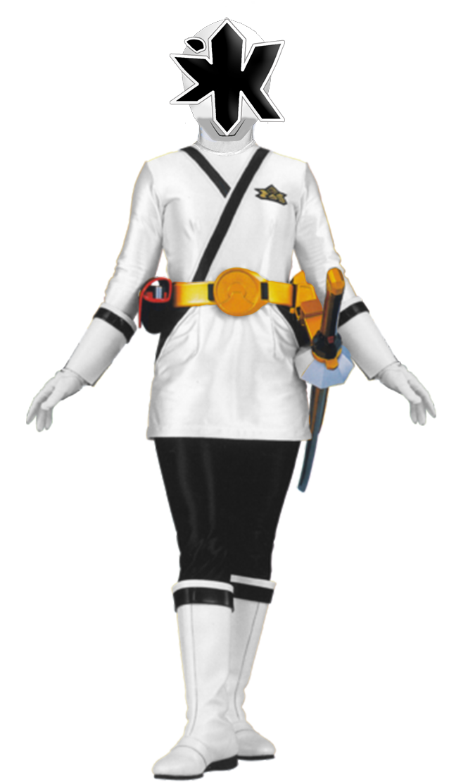 White Samurai Ranger Girl Ver. by BlueWolfIsbeVlog on DeviantArt
