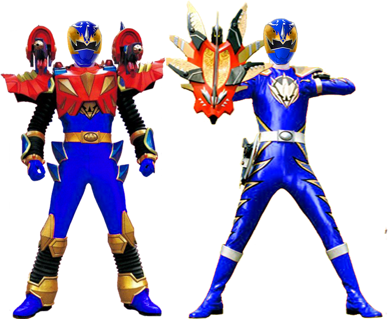 Triasic Mode - Blue Dino Thunder by BlueWolfIsbeVlog on DeviantArt