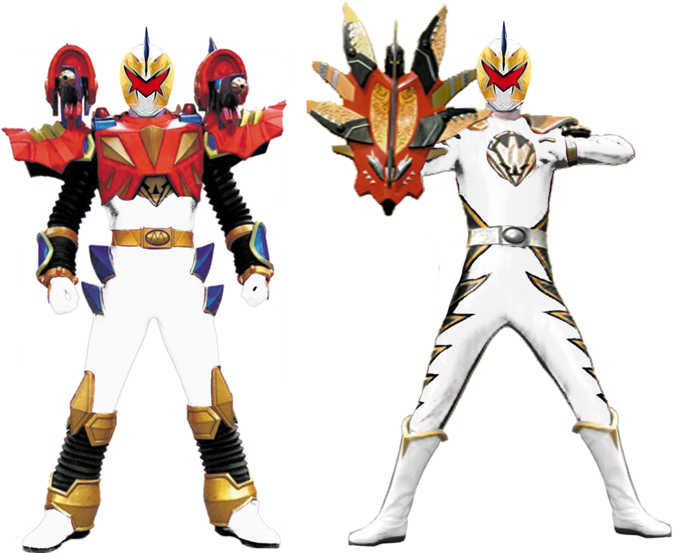 Dino Thunder White Ranger - Triassic Mode by BlueWolfIsbeVlog on DeviantArt