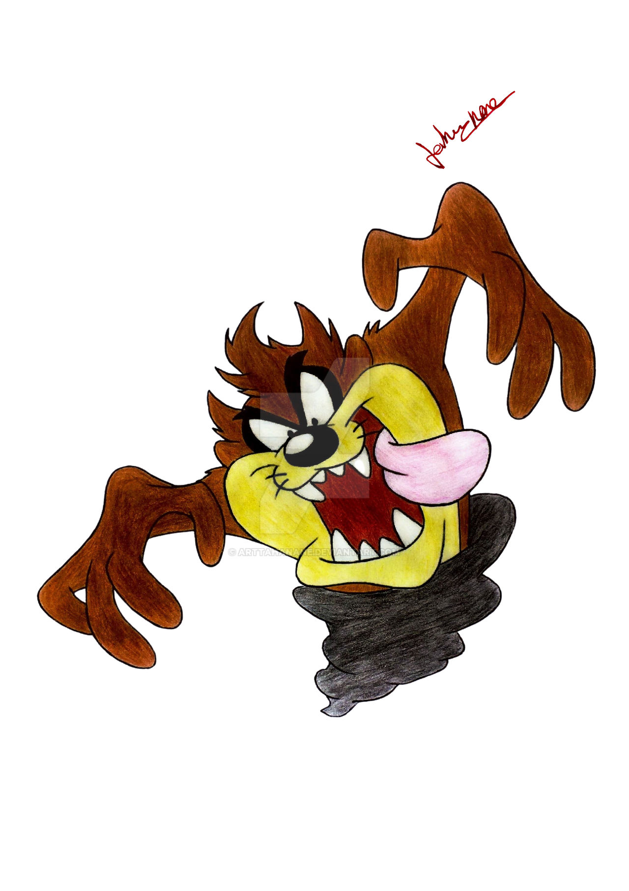 Tasmanian Devil Cartoon by arttahanane on DeviantArt Tasmanian Devil Cartoon by arttahanane on DeviantArt