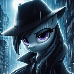 Rainy night in Manehattan