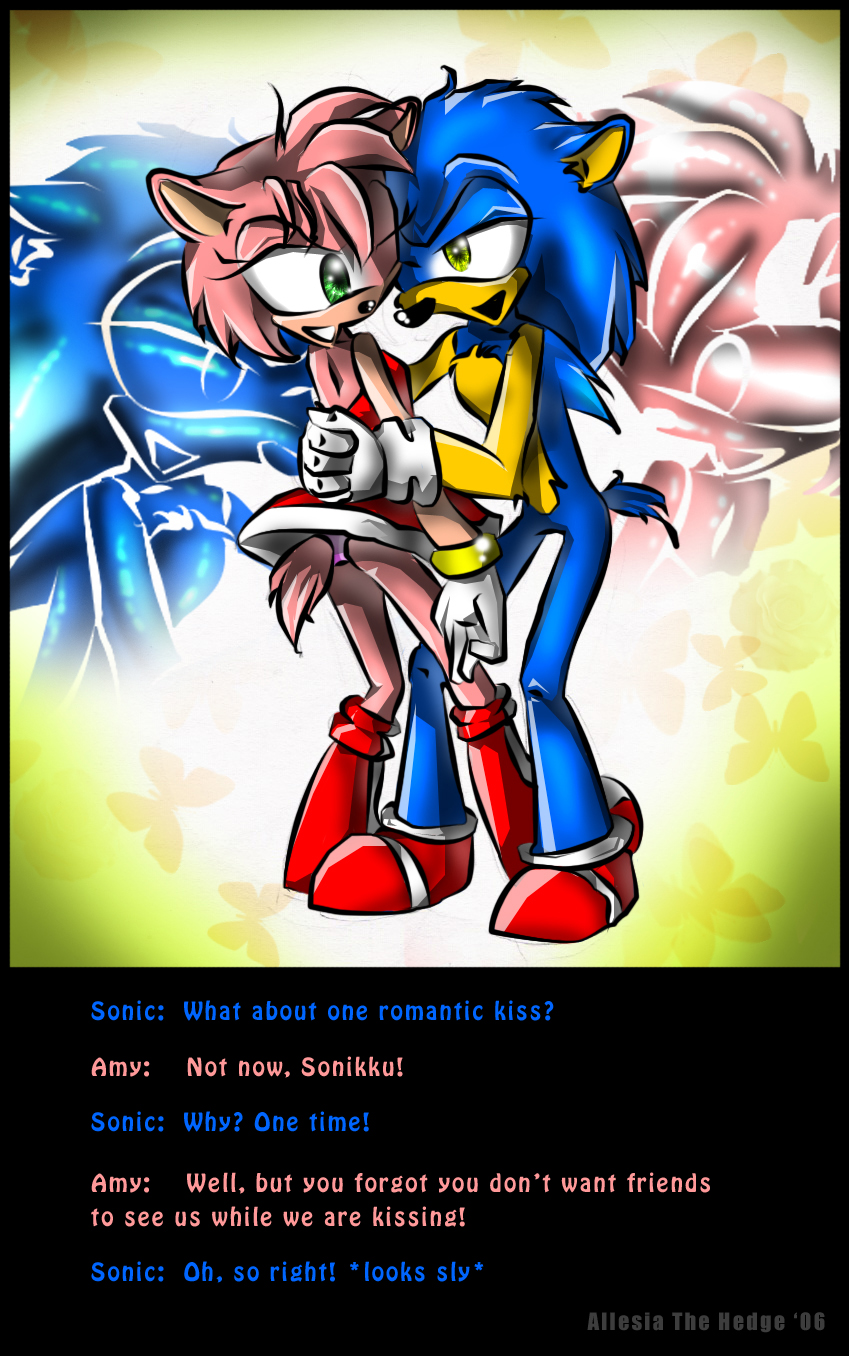 SonAmy - Kiss:. by Anita-Ermine on DeviantArt