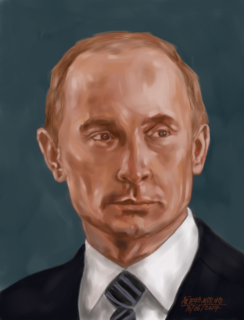 Putin Portrait Portrait-008 Vladimir Putin by ariefnug on DeviantArt