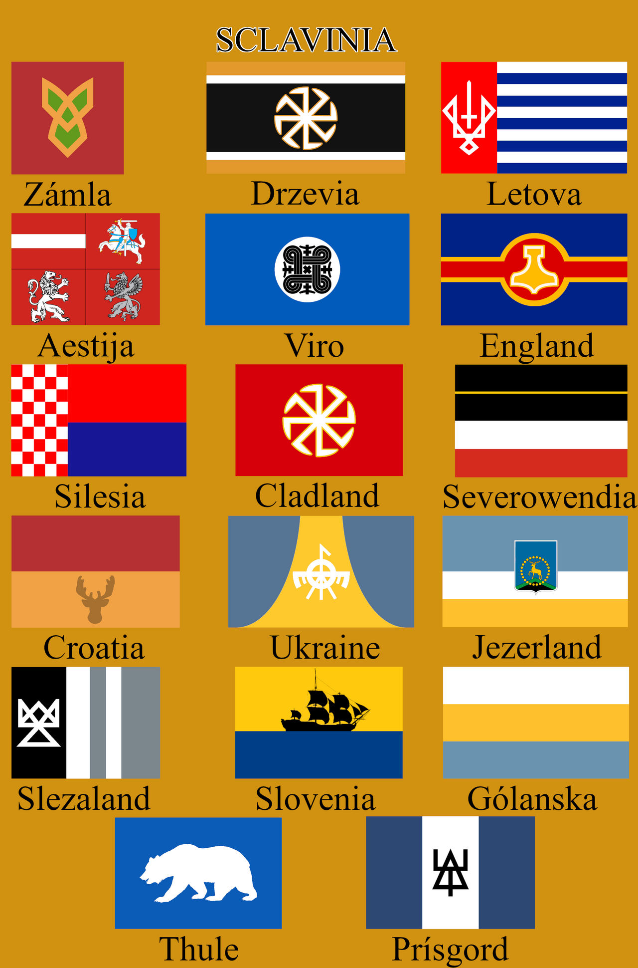 Sclavinia flags by spyrothegamer98 on DeviantArt