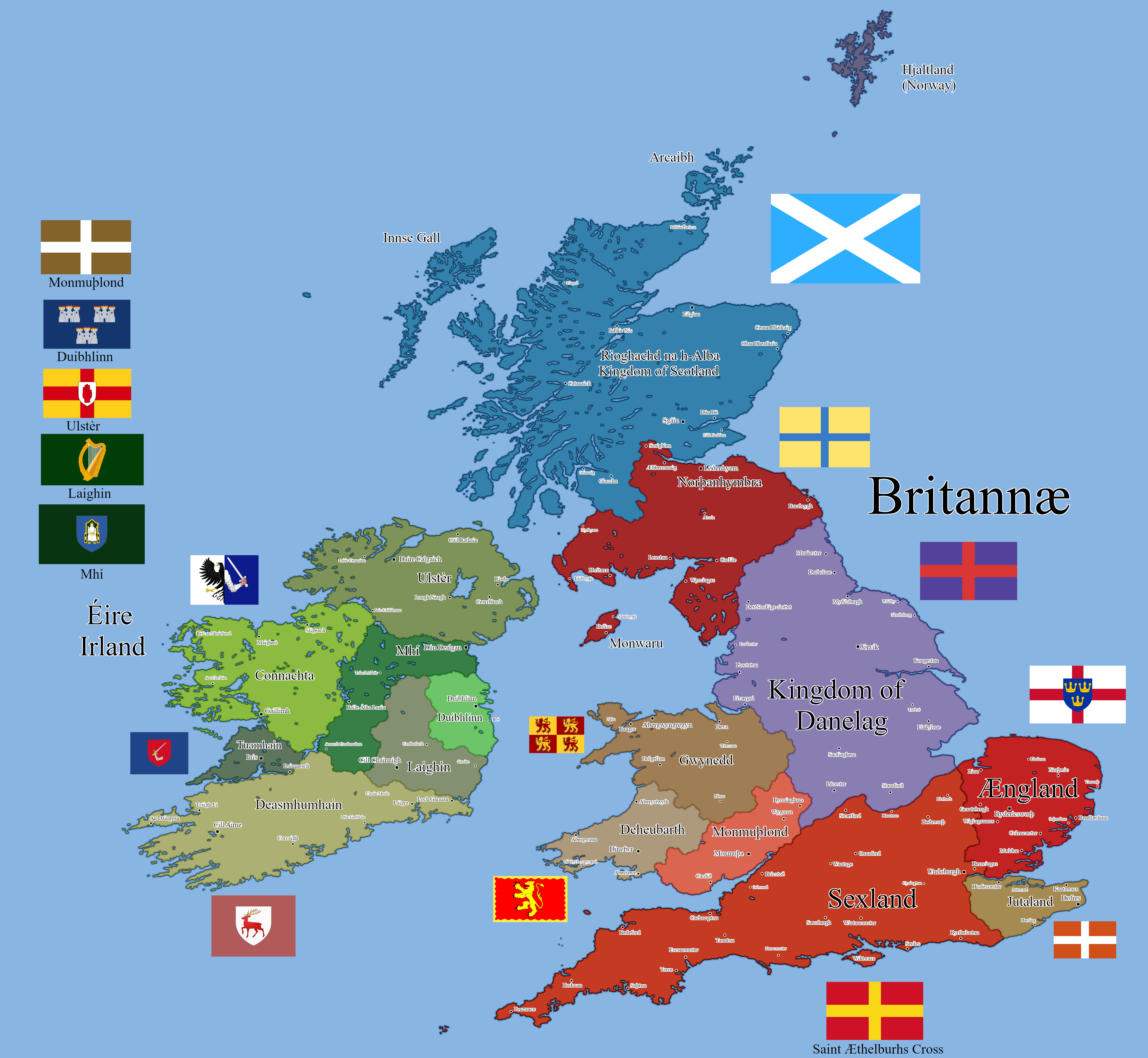 Britain Deviantart The Anglo-saxon Britain (1300s) by spyrothegamer98 on DeviantArt