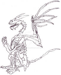 Skeleton dragon