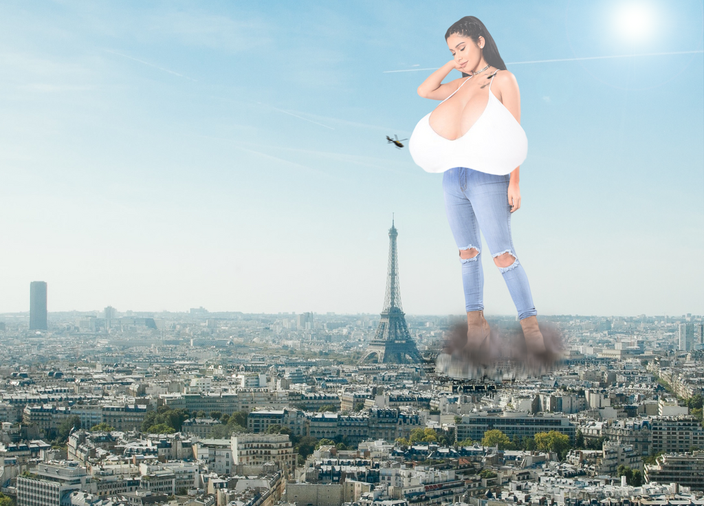 Giantess In Paris By GangstaLilith2 On DeviantArt.
