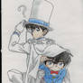 Kaito Kid and Conan ver color