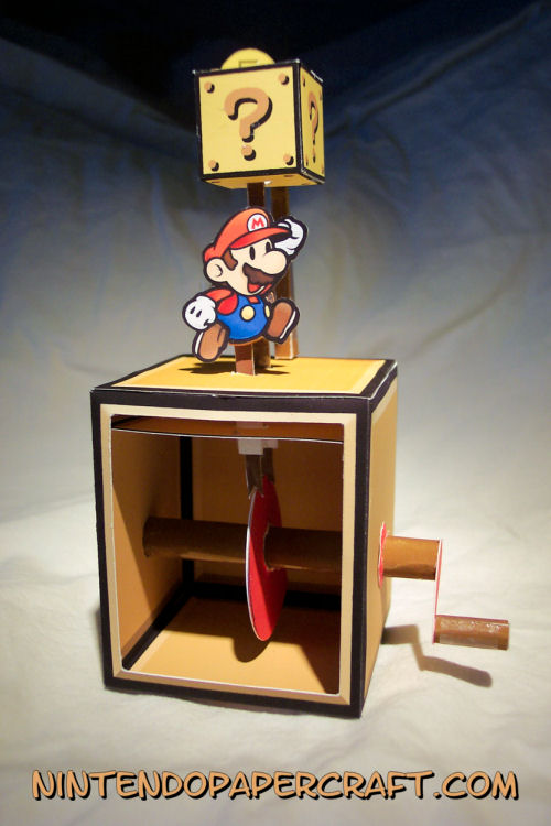 Mario Coin Automata Papercraft