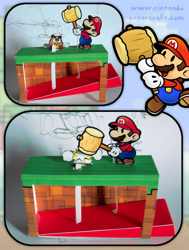 Paper Mario Hammer Automata by kamibox on DeviantArt