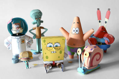 Spongebob and Friends Papercraft