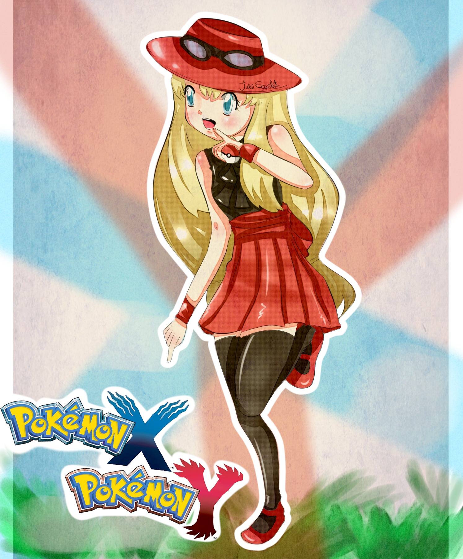 Pokemon x and y Female character by JulisScarlet on DeviantArt