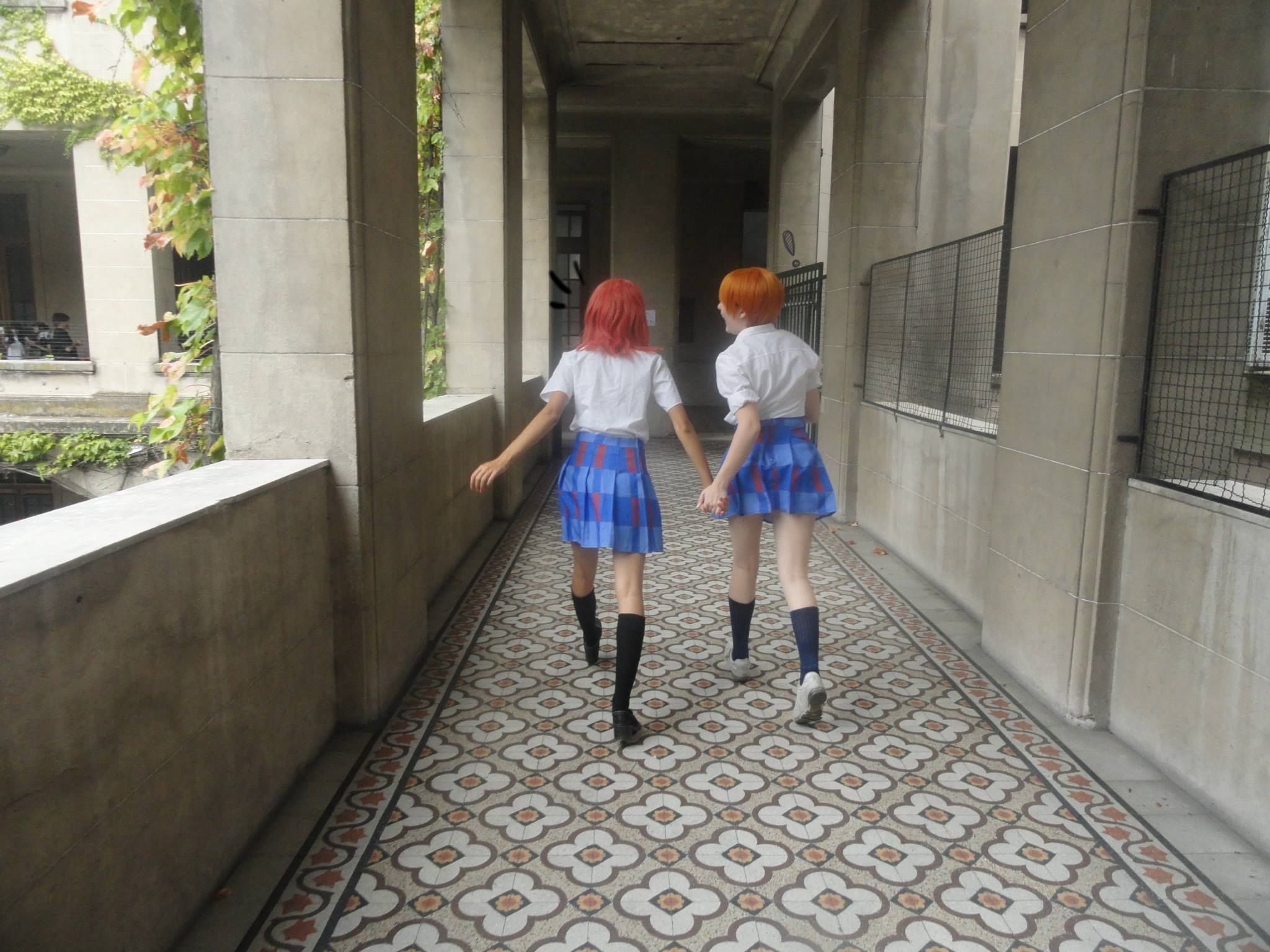 Maki Nishikino and Rin Hoshizora