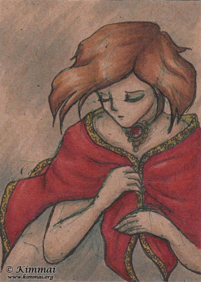 The Red Cape - ACEO