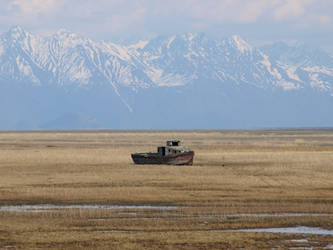 Boat run aground