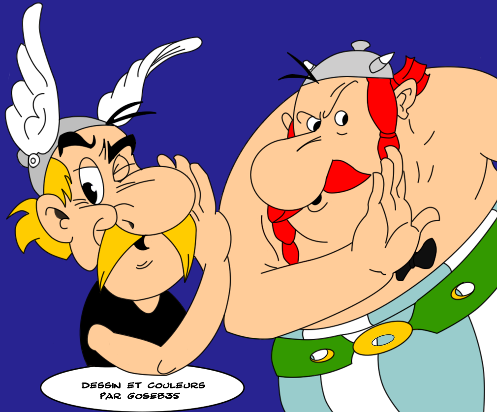 Dessin Astérix Et Obélix En Couleur Asterix et Obelix color by Goseb35 on DeviantArt