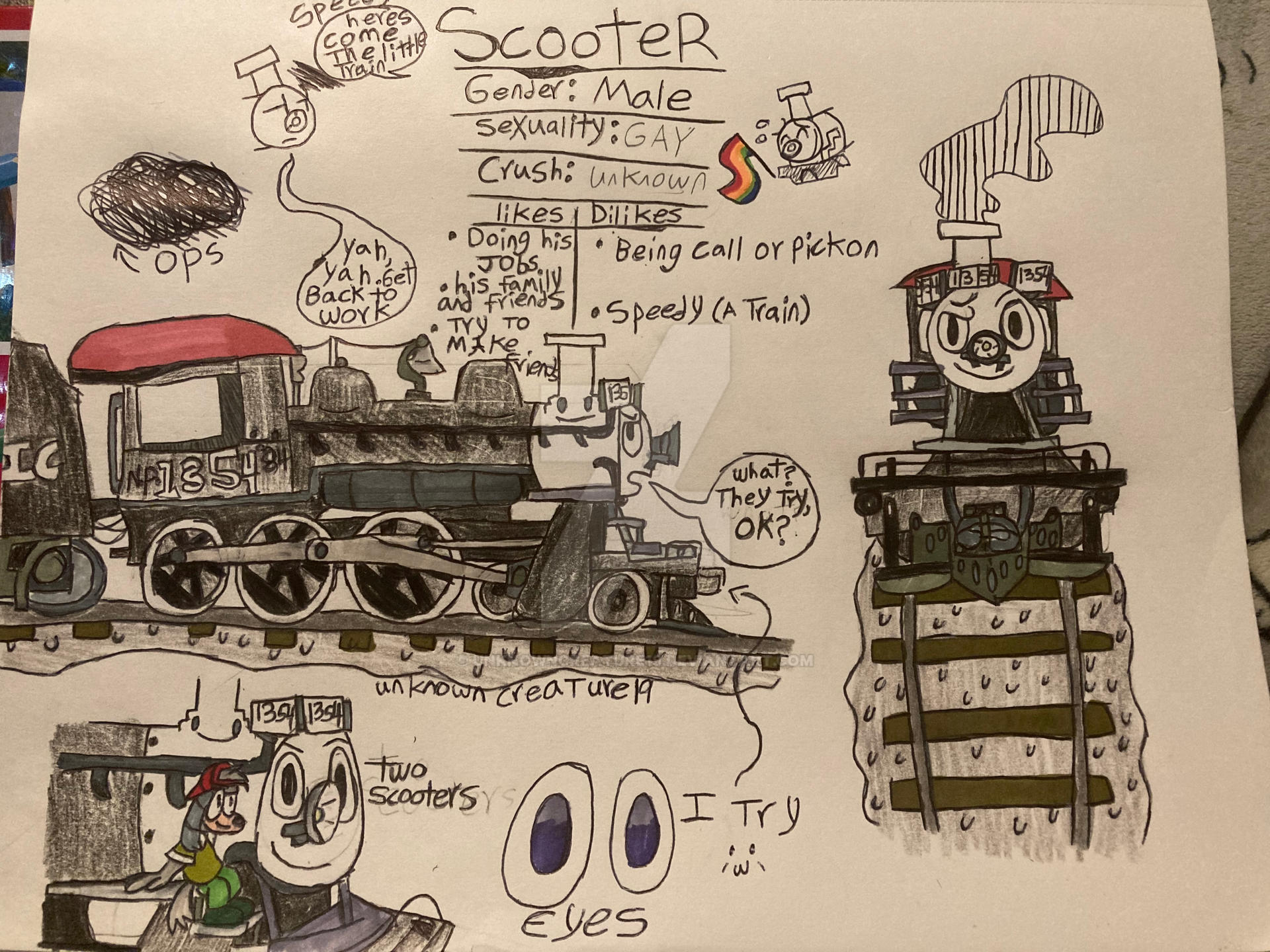 First train oc! by UnknownCreature19 on DeviantArt