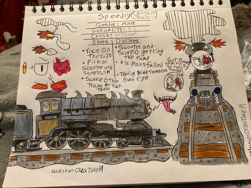 Speedy Train oc by UnknownCreature19 on DeviantArt