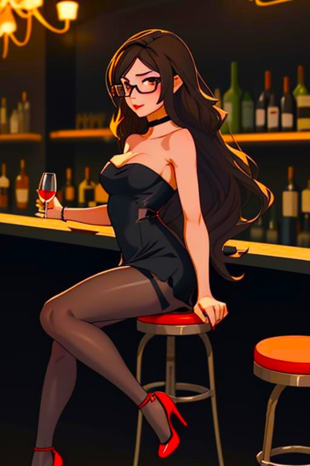 Marian Lets Her Hair Down