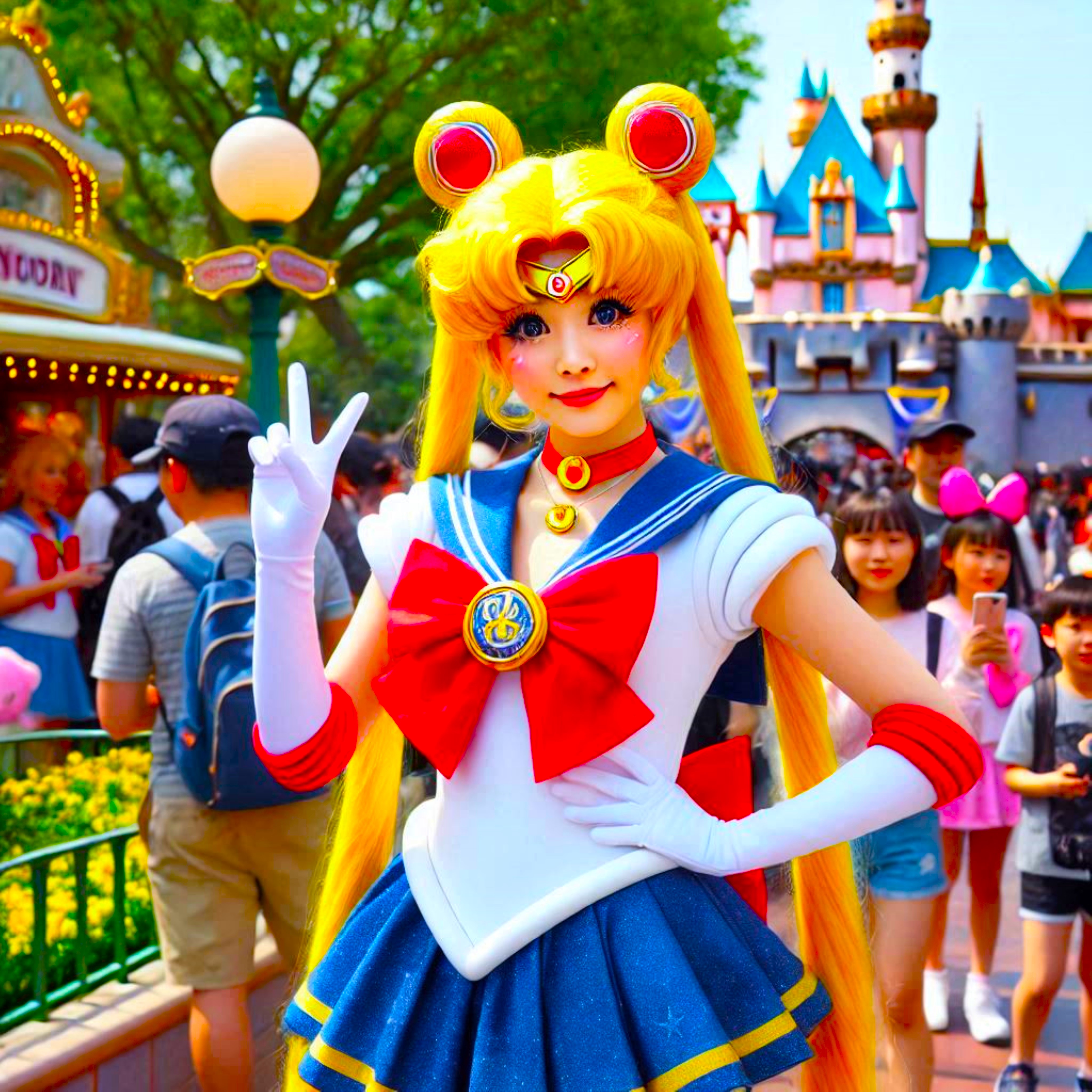 Sailor Moon at Disneyland