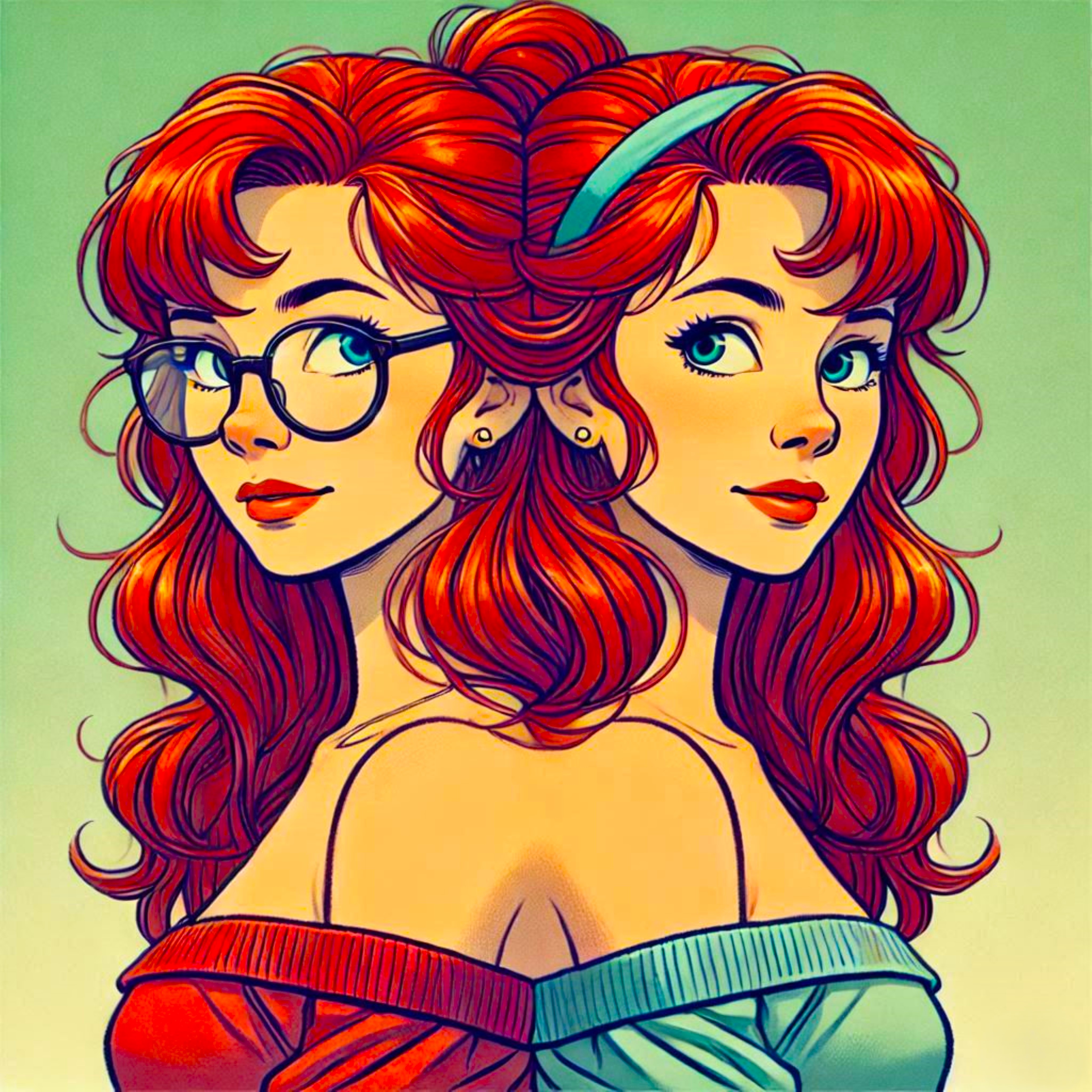 Susan and Staci 1980s