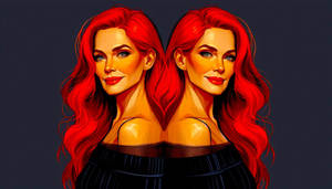 Portrait of Two Sisters Living as One...