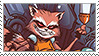 Rocket Raccoon stamp by Niksilp