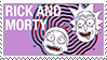 Rick and Morty stamp by Niksilp