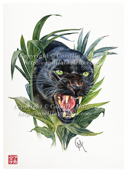 Black Panther (tattoo design) by CamillaMalcus