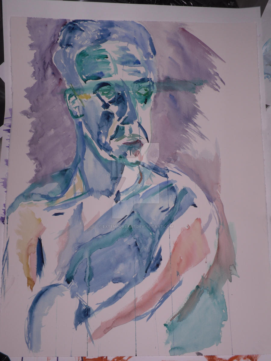 watercolour lifedrawing