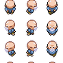 FRLG Gambler Overworld Sprites Revamped