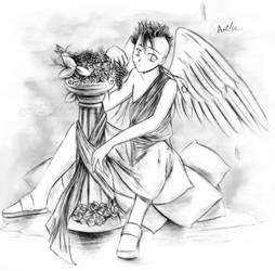 Greek angel - By Articu