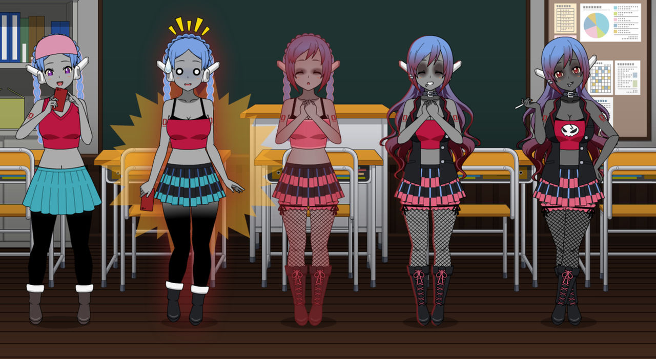 Big techy Goth GF by vagabound98 on DeviantArt